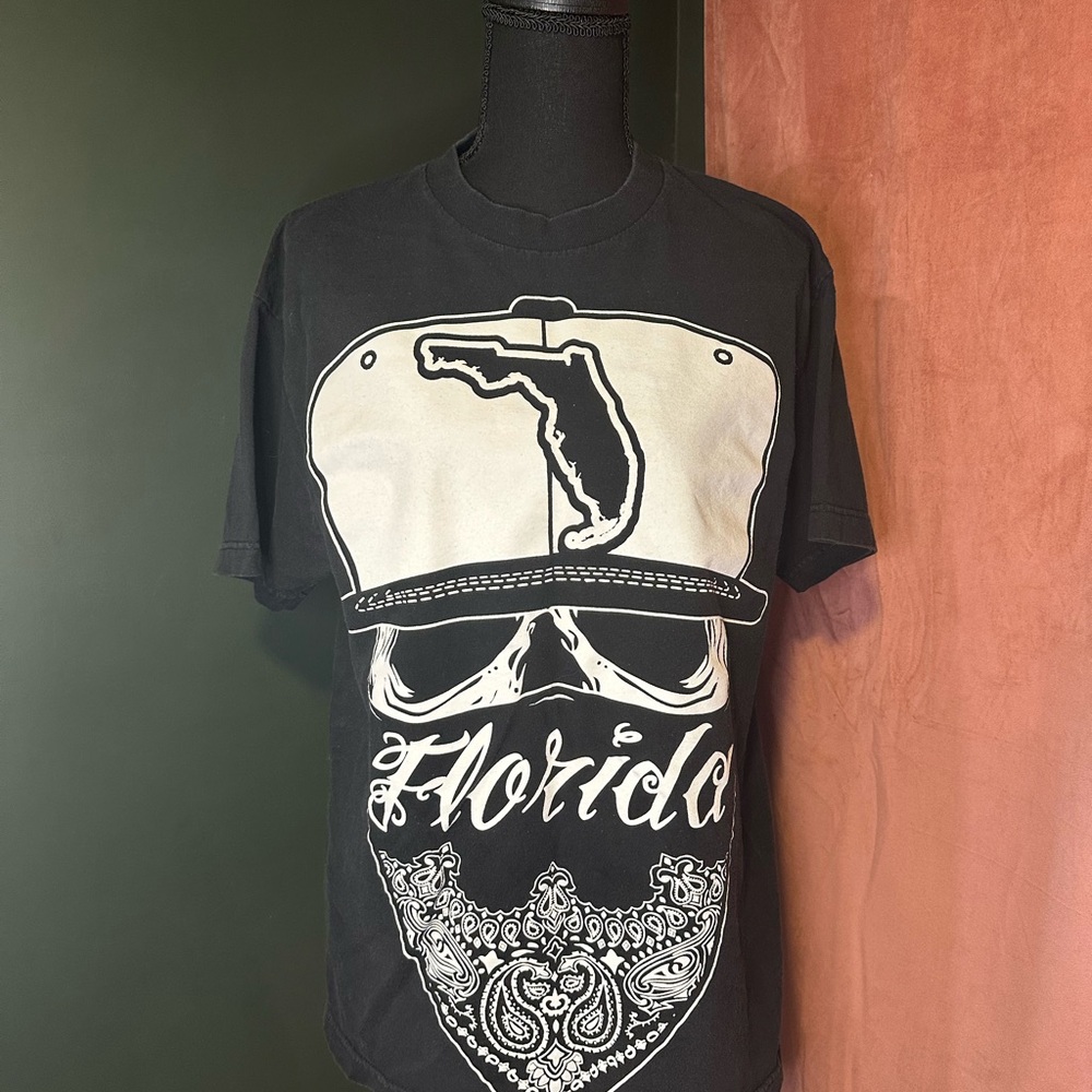 State of Mind Black Graphic T-Shirt